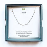 CAI Silver Satellite Gemstone Necklaces - Juli's Wearable Art