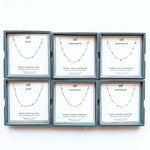 CAI Silver Satellite Gemstone Necklaces - Juli's Wearable Art
