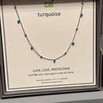 CAI Silver Satellite Gemstone Necklaces - Juli's Wearable Art