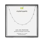 CAI Silver Satellite Gemstone Necklaces - Juli's Wearable Art
