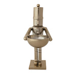 Cast Aluminum Nutcracker Holding Bowl - Juli's Wearable Art