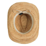 Catalina Cowboy Sun Hat - Natural - Juli's Wearable Art