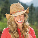 Catalina Cowboy Sun Hat - Natural - Juli's Wearable Art