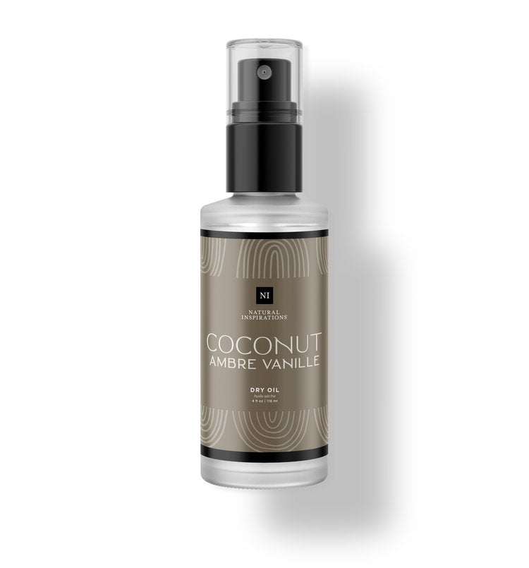 Natural Inspirations Coconut Ambre Vanille Body + Face Dry Oil