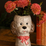 Ceramic Dog with Bows Vases | Set of 3 - Juli's Wearable Art