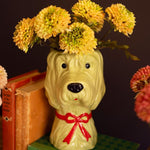 Ceramic Dog with Bows Vases | Set of 3 - Juli's Wearable Art