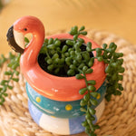 Ceramic Flamingo & Unicorn Swimming Vases | Set of 2 - Juli's Wearable Art