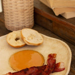 Ceramic Fried Egg Platter - Juli's Wearable Art