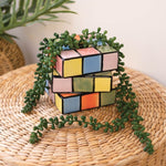 Ceramic Game Cube Bud Vase - Juli's Wearable Art