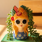 Ceramic Ladies in Fruit Hats Vases | Set of 3 - Juli's Wearable Art