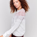 Charlie B Cotton Blend Ski Sweater - Juli's Wearable Art
