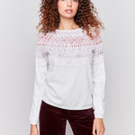 Charlie B Cotton Blend Ski Sweater - Juli's Wearable Art
