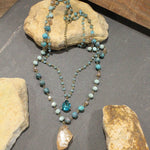 Charming Bohemian Jade Stone Layered Necklace - Juli's Wearable Art
