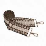 Chocolate Brown Shiny Hydrobag® with Dark Patterned Strap - Juli's Wearable Art