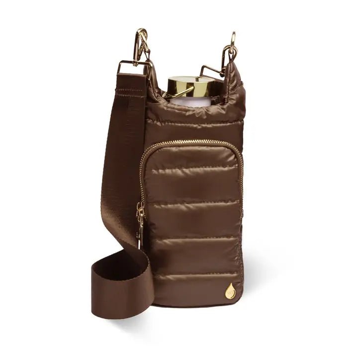 Chocolate Brown Shiny Hydrobag® with Matching Solid Strap - Juli's Wearable Art