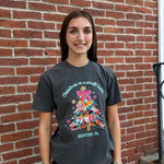 “Christmas in a Small Town” Christmas Tree Tee – Bedford, PA - Juli's Wearable Art