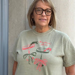 “Christmas Please” Christmas Cocktail Tee - Juli's Wearable Art