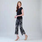 Clara Sunwoo Crepe Knit | Side Slit Ankle Pant | Orchid Sketch - Juli's Wearable Art