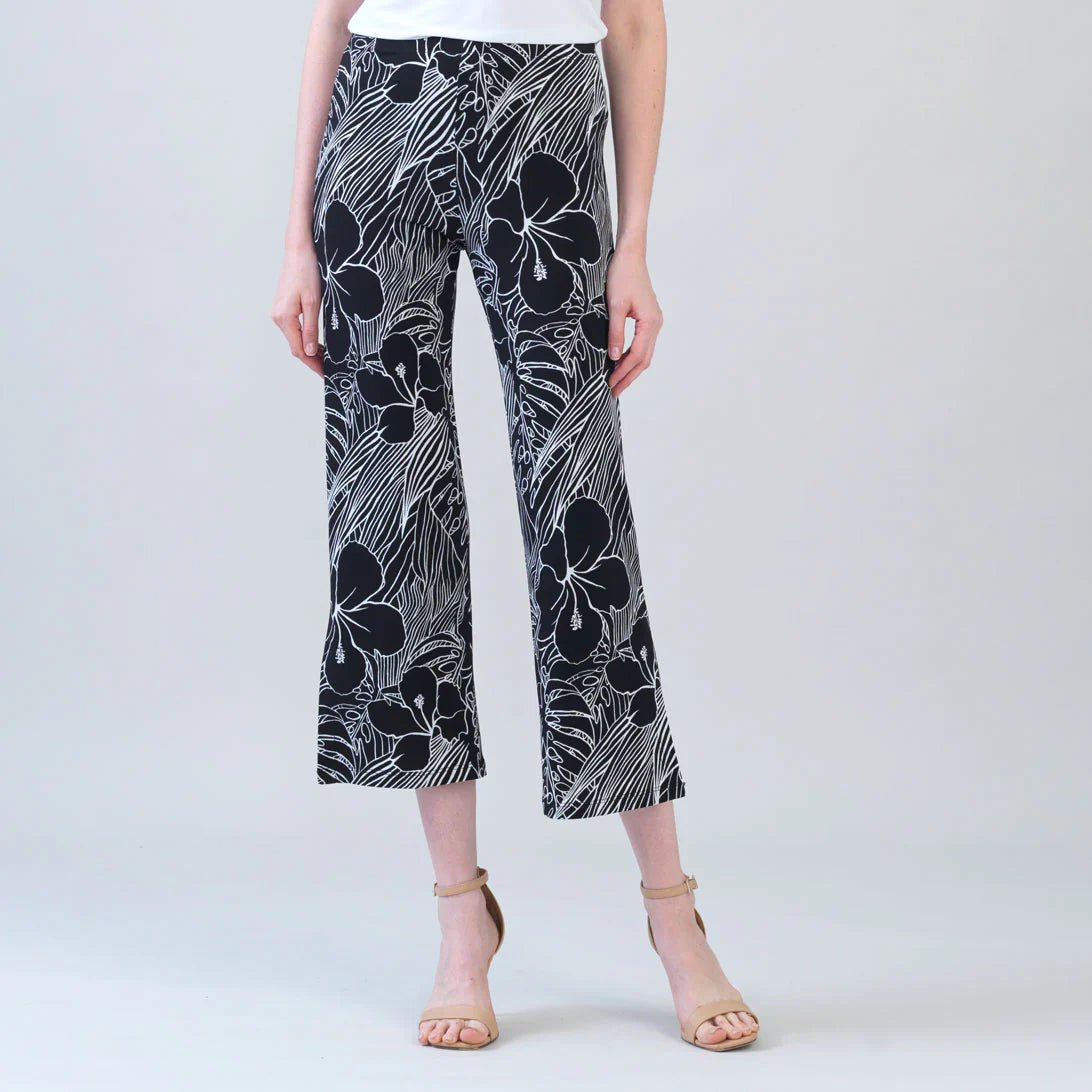 Clara Sunwoo Crepe Knit | Side Slit Ankle Pant | Orchid Sketch - Juli's Wearable Art