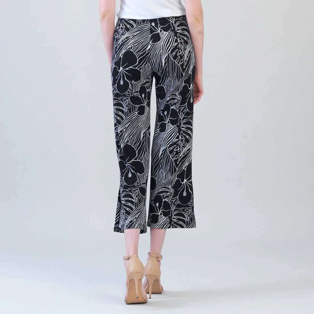 Clara Sunwoo Crepe Knit | Side Slit Ankle Pant | Orchid Sketch - Juli's Wearable Art
