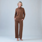 Clara Sunwoo Lounge Knit - Tipped Hem Sweater | Camel - Juli's Wearable Art