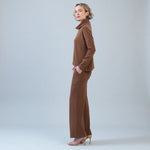 Clara Sunwoo Lounge Knit - Tipped Hem Sweater | Camel - Juli's Wearable Art
