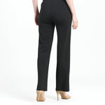 Clara Sunwoo Rayon - Ponte Knit - Loose Leg Pocket Pant - Black - Juli's Wearable Art