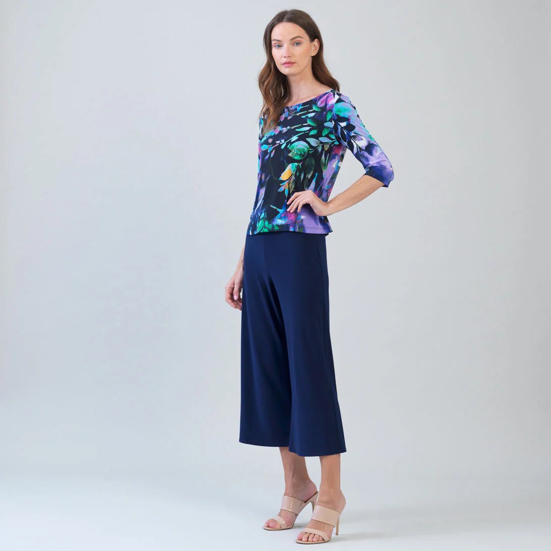 Clara Sunwoo Scoop Neck Half Sleeve Top | Floral Dream - Juli's Wearable Art