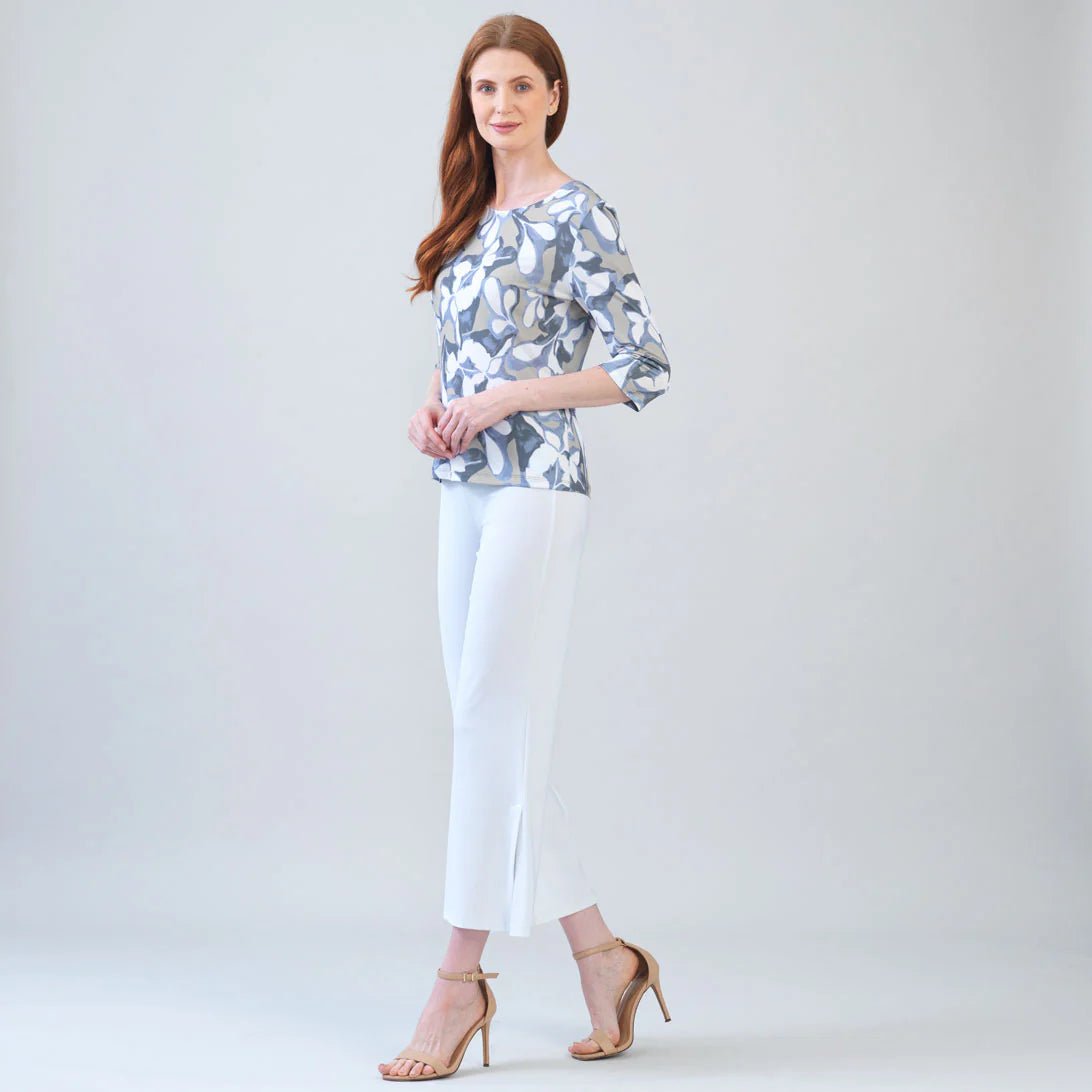Clara Sunwoo Scoop Neck Half Sleeve Top | Orchid Veil