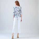 Clara Sunwoo Scoop Neck Half Sleeve Top | Orchid Veil - Juli's Wearable Art