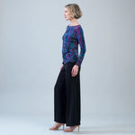 Clara Sunwoo Side Twist Top | Track Stripe Multi - Juli's Wearable Art