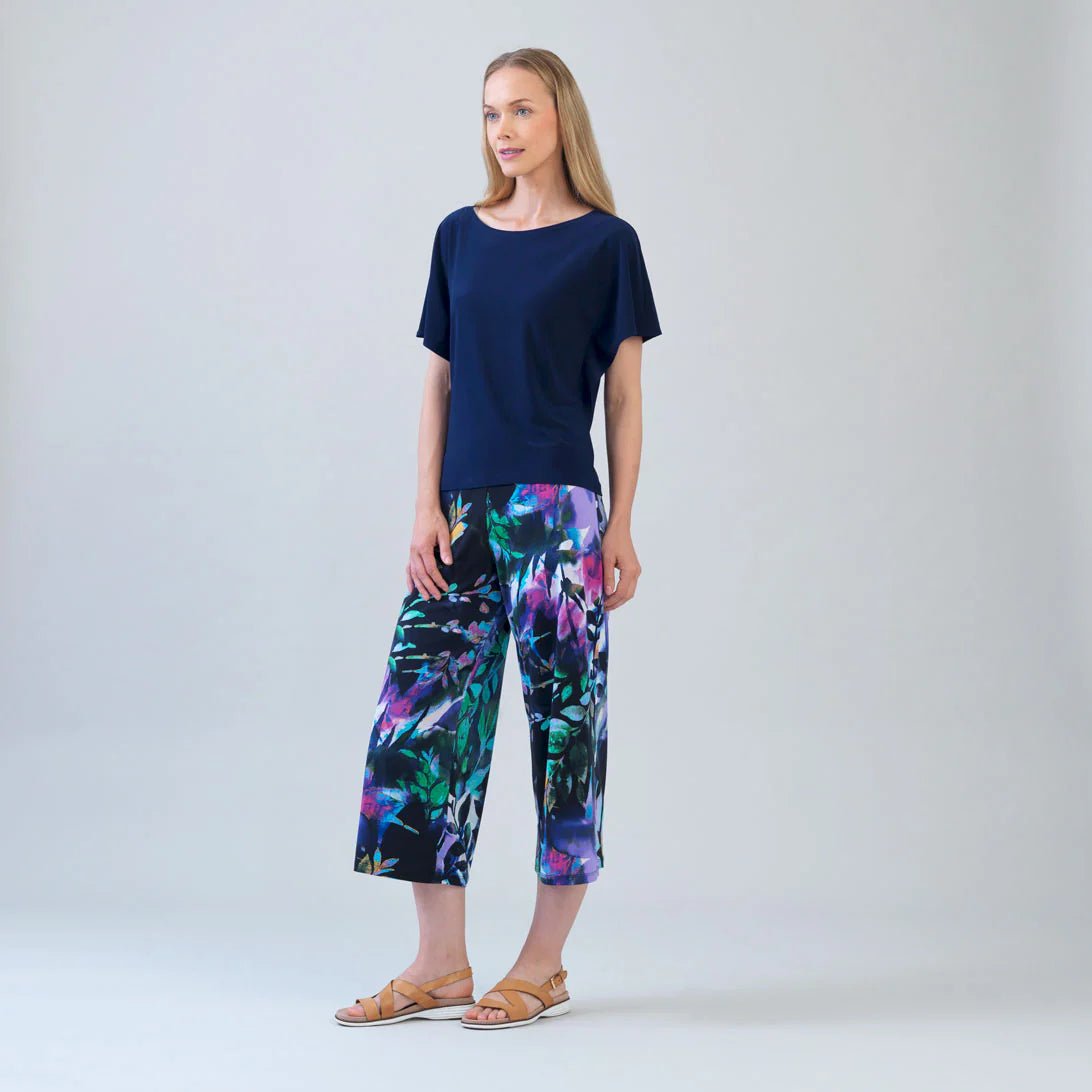 Clara Sunwoo Signature Modern Gaucho Pant - | Floral Dream - Juli's Wearable Art