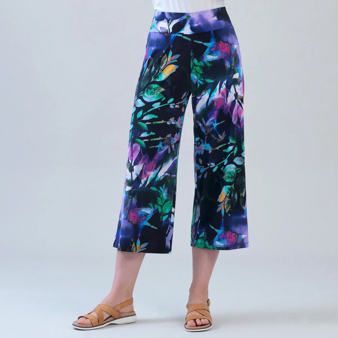 Clara Sunwoo Signature Modern Gaucho Pant - | Floral Dream - Juli's Wearable Art