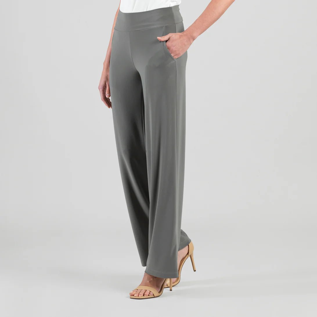 Clara Sunwoo Signature Wide Leg Pocket Pant | Olive - Juli's Wearable Art