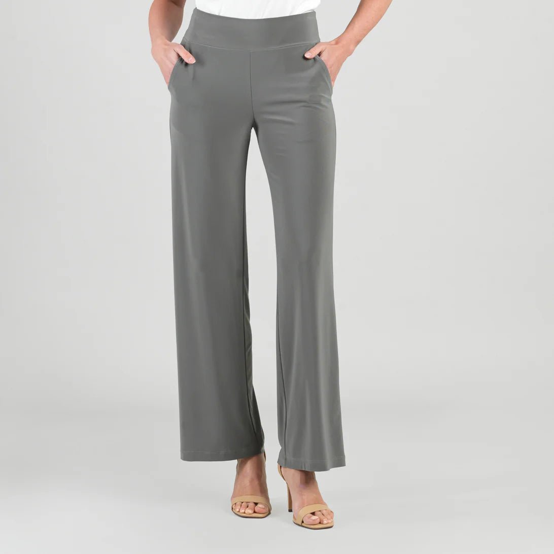 Clara Sunwoo Signature Wide Leg Pocket Pant | Olive