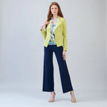 Clara Sunwoo Soft Suede Signature Jacket | Lime - Juli's Wearable Art