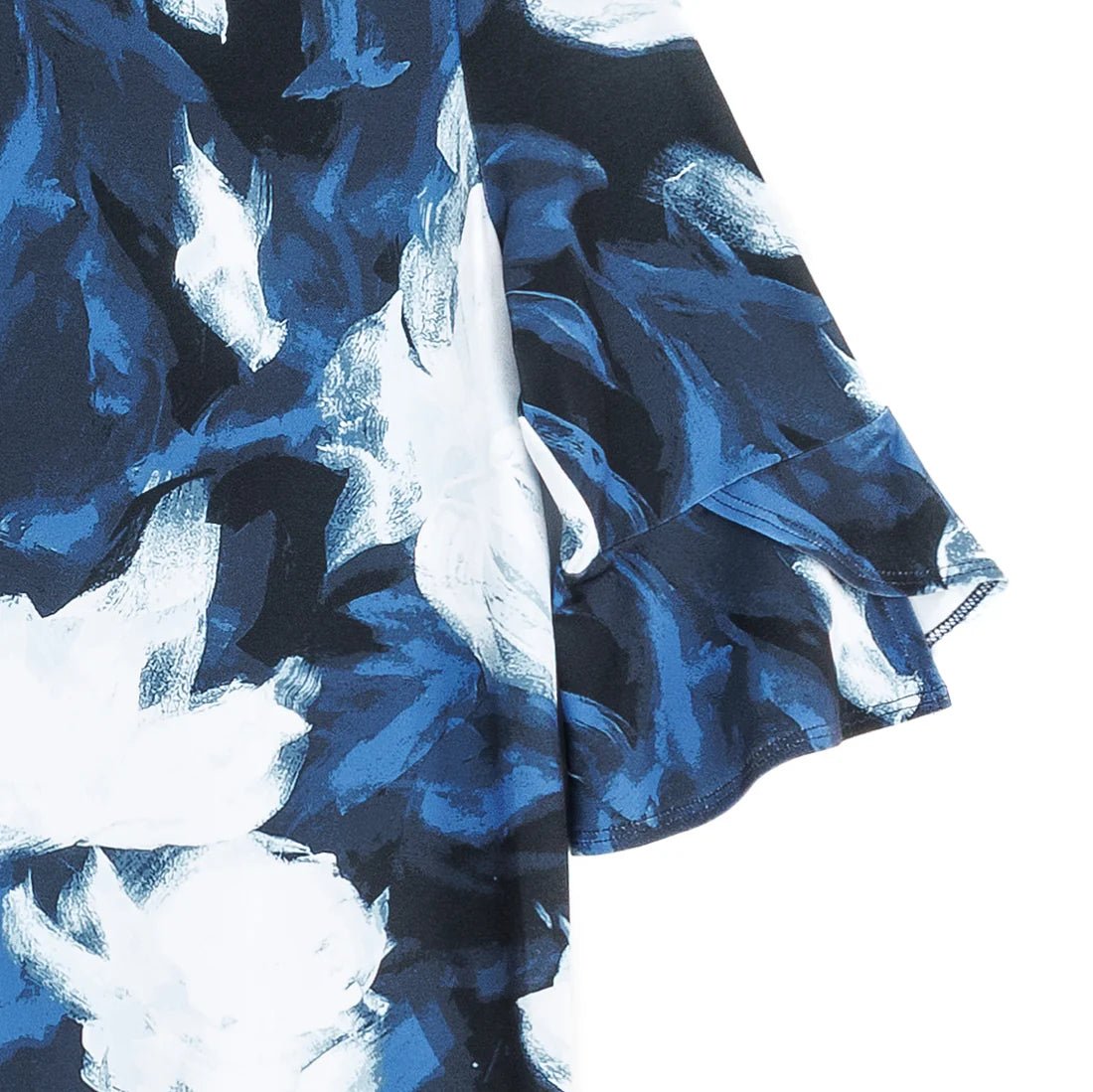 Clara Sunwoo Tulip Cuff Top | Midnight Peony - Juli's Wearable Art