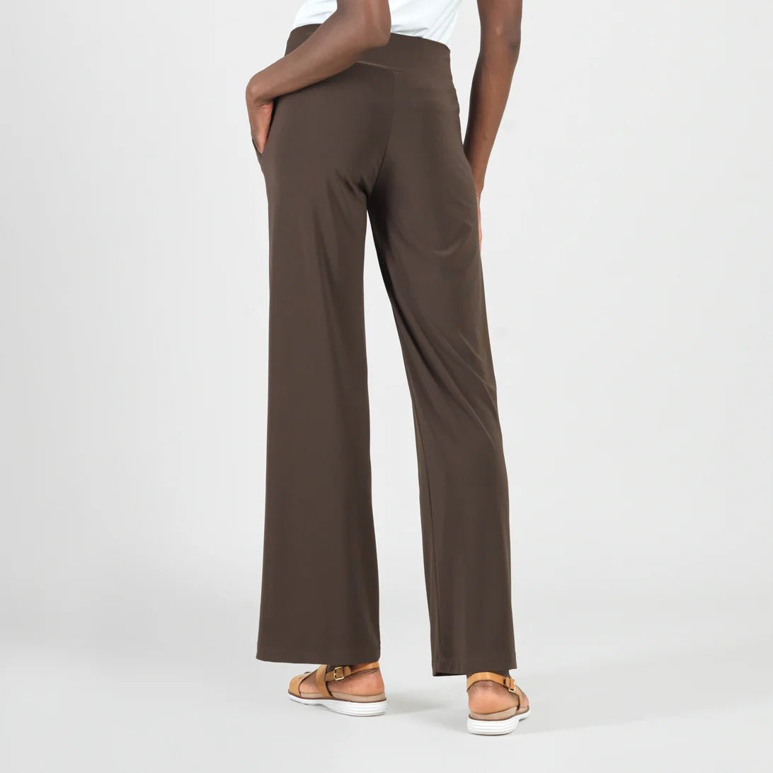 Clara Sunwoo Wide Leg Pocket Pant - Brown - Juli's Wearable Art