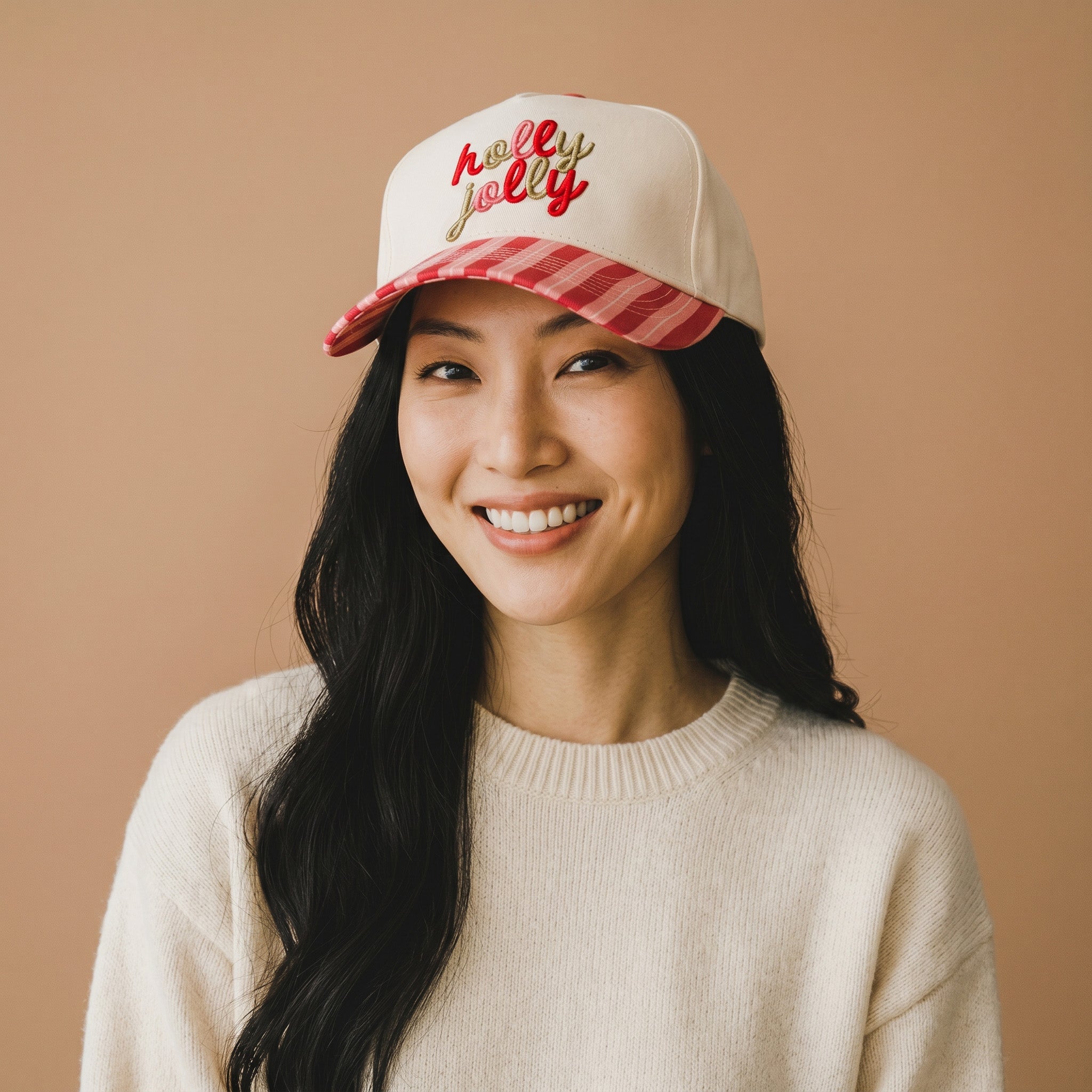 Classic Canvas Hat | Holly Jolly - Juli's Wearable Art