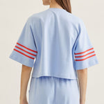Classic Cool Stripe Sleeve Top - Juli's Wearable Art