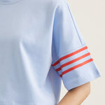 Classic Cool Stripe Sleeve Top - Juli's Wearable Art