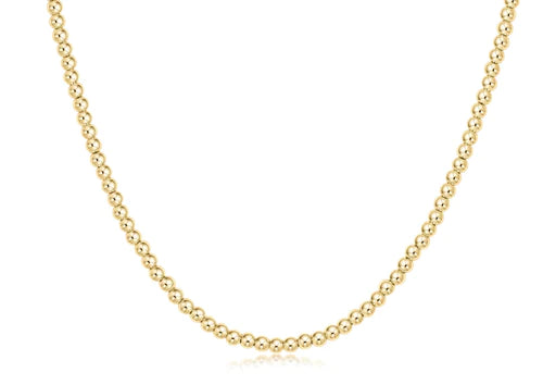 enewton Classic Gold 3mm Beaded Choker Necklace