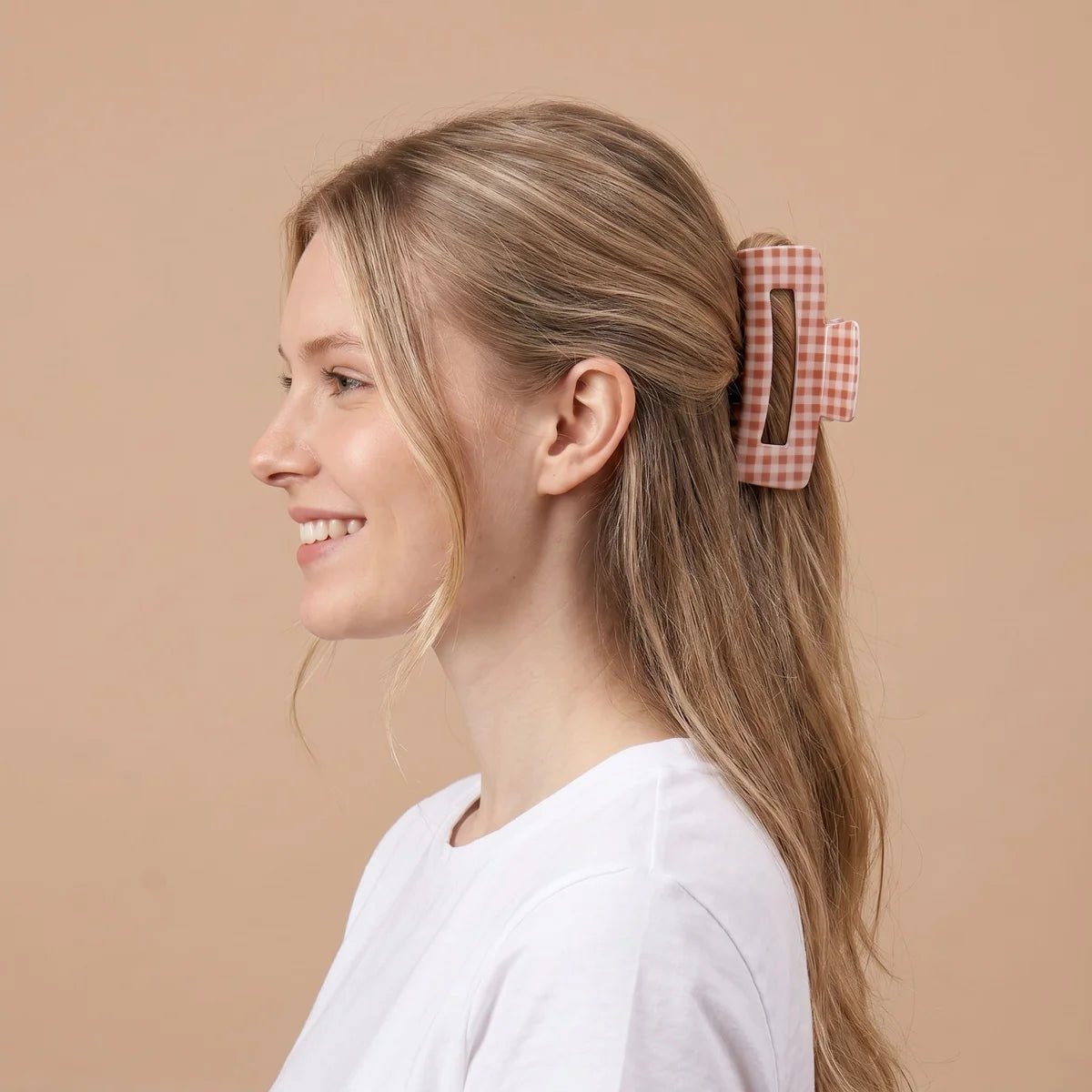 Claw Clip | Maple Gingham - Juli's Wearable Art