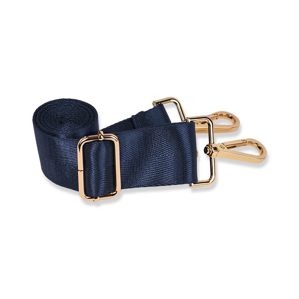 Clear HydroBag® Stadium with Navy Trim and Matching Pouch - Juli's Wearable Art