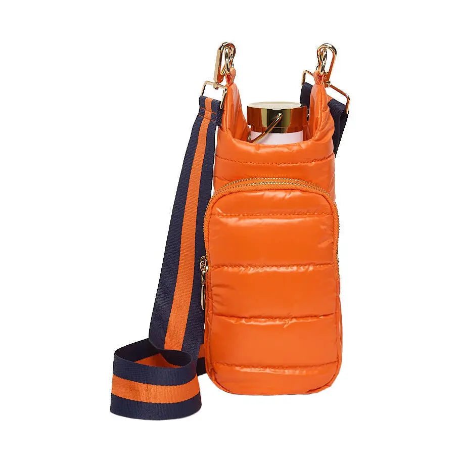 Clementine Orange Matte Hydrobag® with Navy/Orange Strap - Juli's Wearable Art