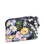 Clip & Zip Wristlet| Premium Cotton | Poppy Fields - Juli's Wearable Art