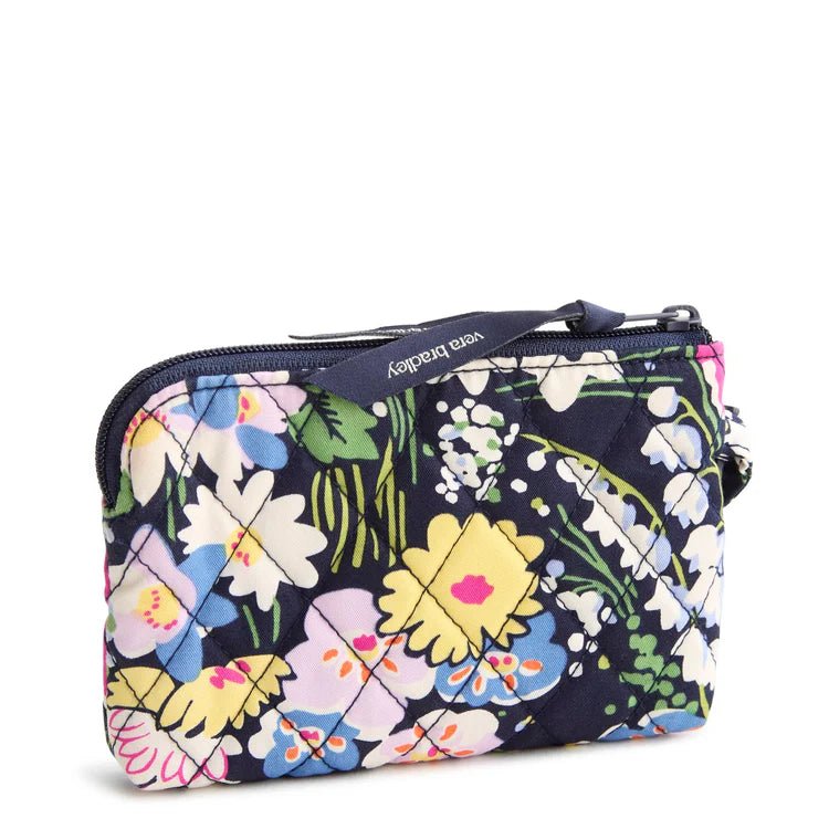 Clip & Zip Wristlet| Premium Cotton | Poppy Fields - Juli's Wearable Art