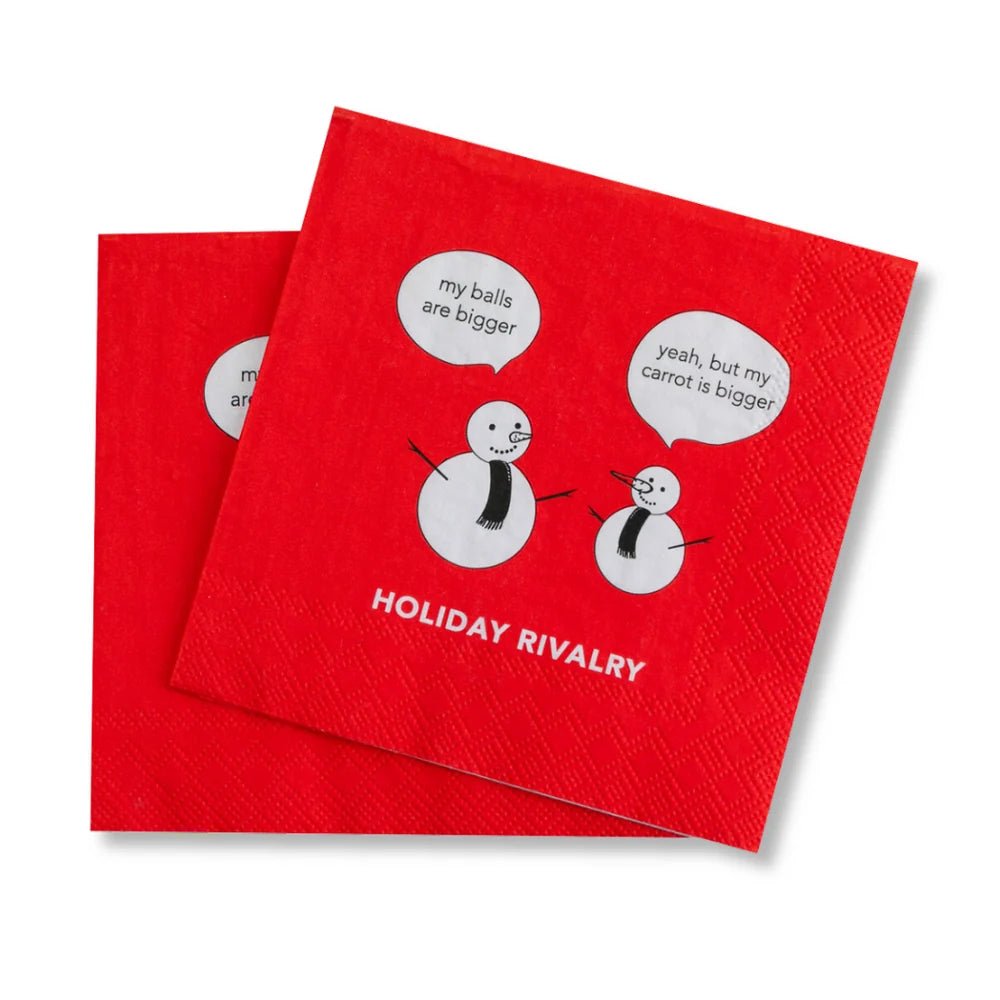 Cocktail Napkins | Holiday Rivalry