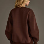 Coffee Weather Sweatshirt | Dark Brown - Juli's Wearable Art