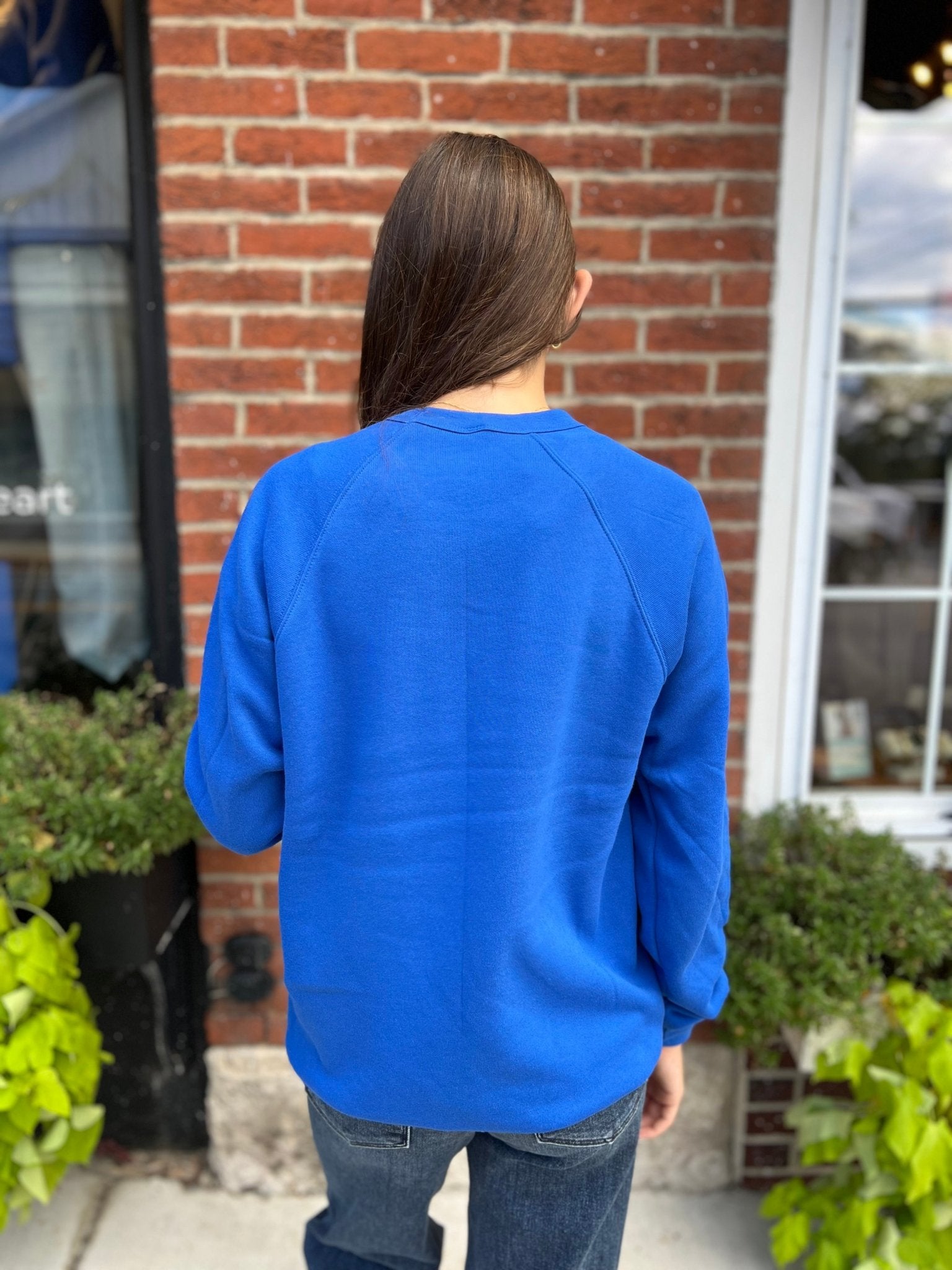 Colorful Graphic Bedford Bisons Sweatshirt - Juli's Wearable Art